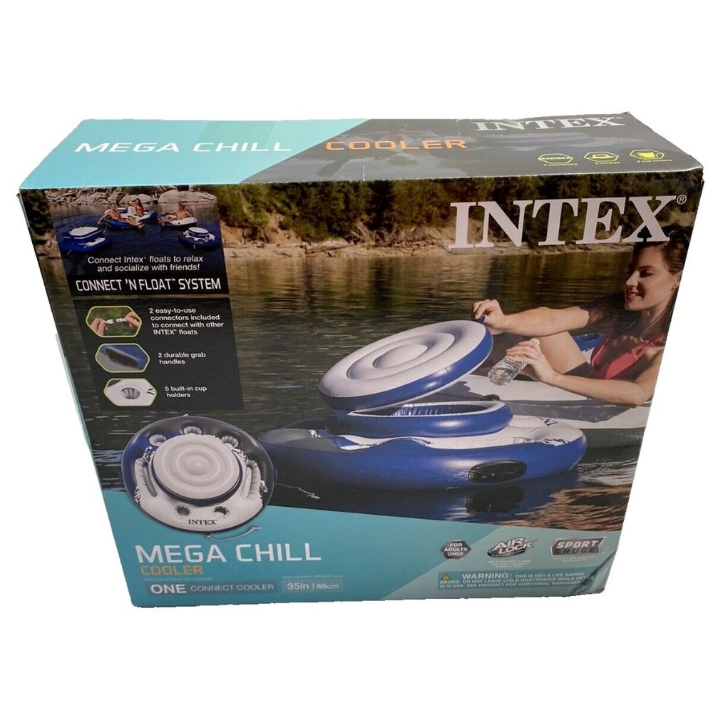intex mega chill cooler pool cooler quick connect swimming pool cooler party new